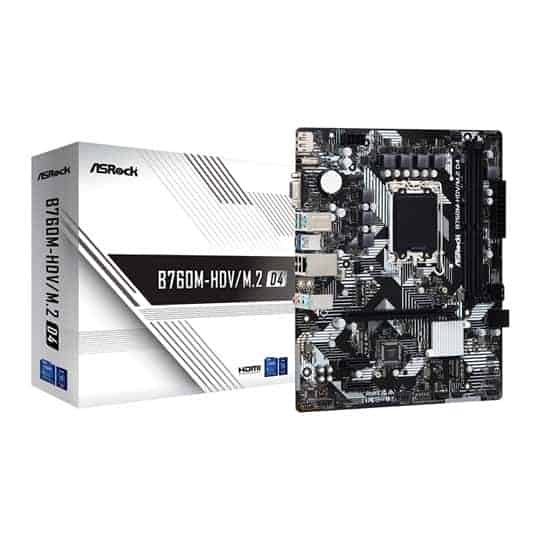 ASRock Intel B760M-HDV/M.2 D4 Micro-ATX Motherboard